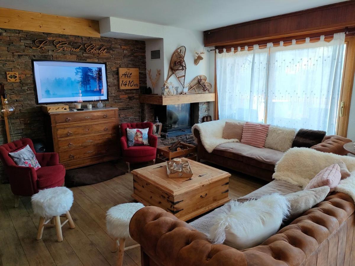 Chambres D'Hotes Le Grand Chalet Valdeblore Buitenkant foto